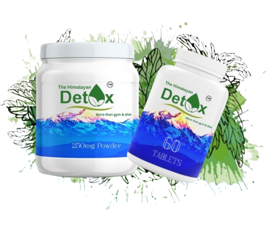 Himalayan detox powder and tablets