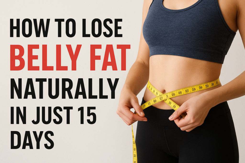 How to Reduce Belly Fat Naturally in just 15 days 